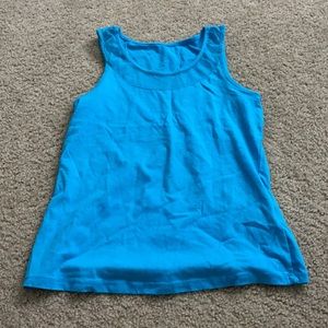 Blue tank top
